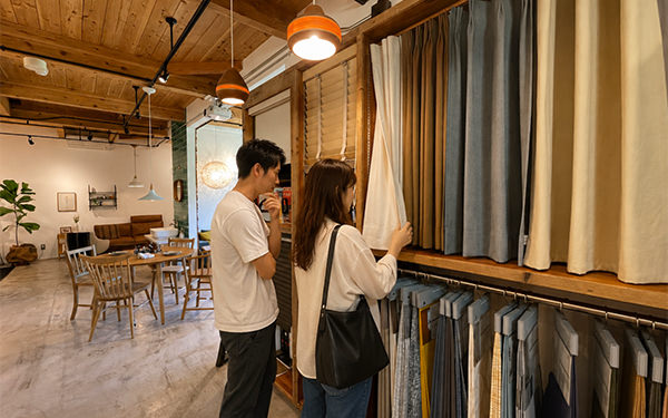 ショールームの展示風景