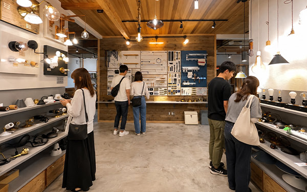 ショールームの展示風景